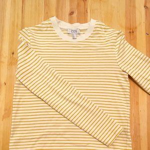 COS Striped Heavyweight Long-sleeve Tee